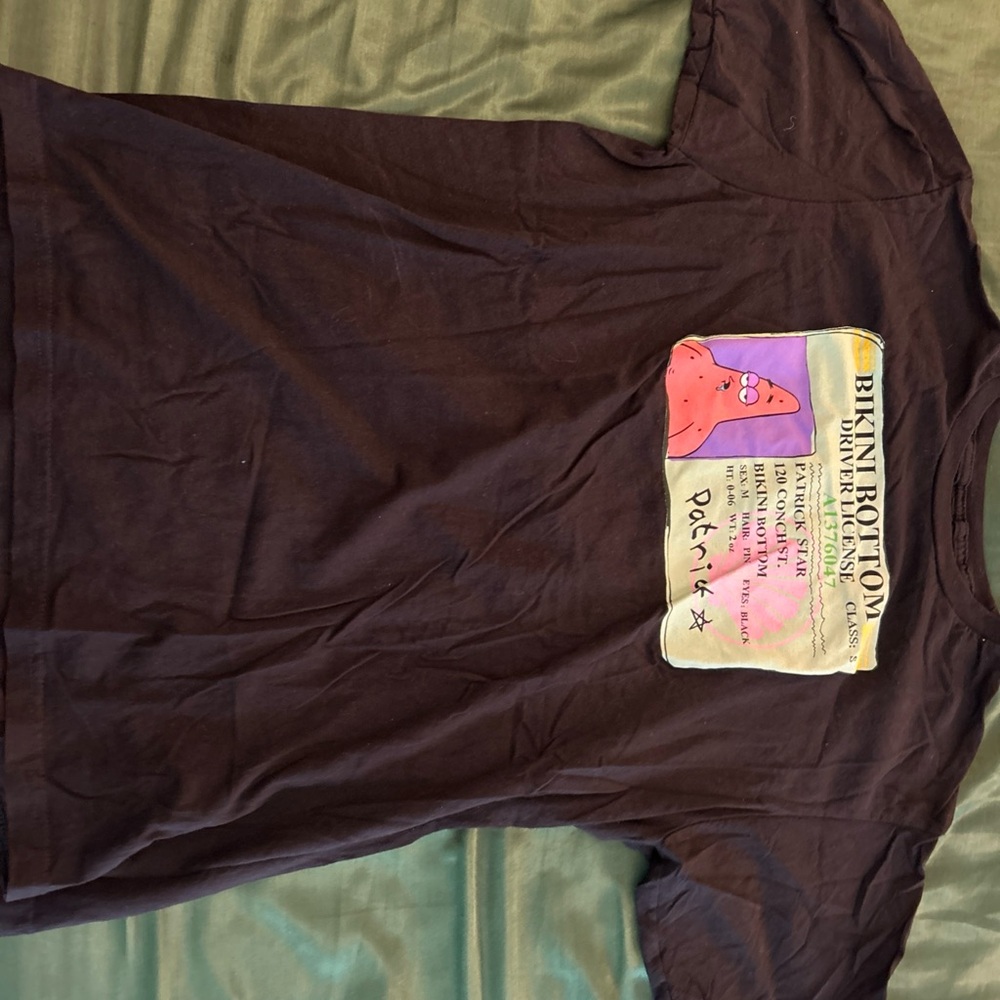 Nickelodeon Black Bikini Bottom Tee